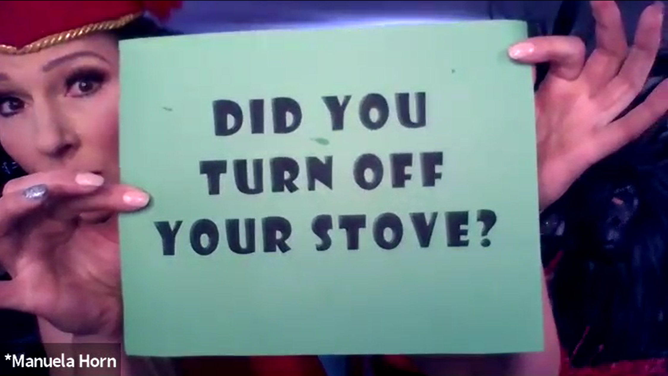 Better do that before the party starts for real