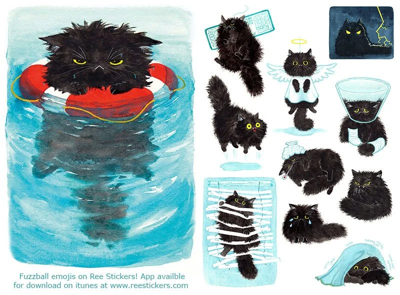 NoFuzzball! (Orchard Books/Scholastic | Merit Winner in 3x3 Picture Book Show No.13)