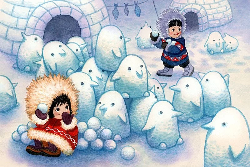 Snowball Fight (Honorable Mention in 3x3 Picture Book Show No.11)