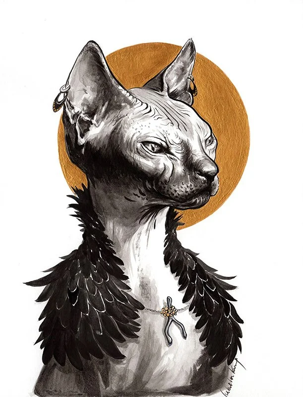 The Crow Hunter (Finalist in Society of Illustrators of LA 54th Annual Illustration Competition)