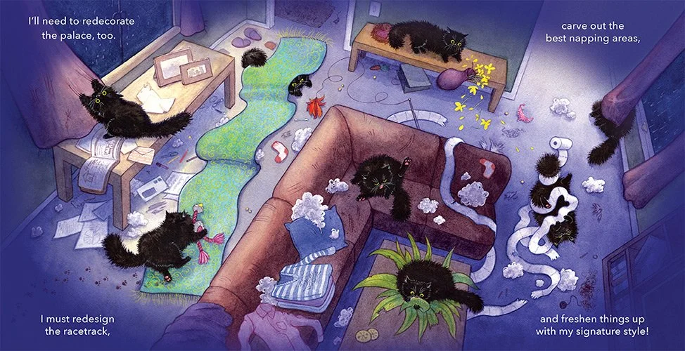 No Fuzzball! Interior (Orchard Books/Scholastic