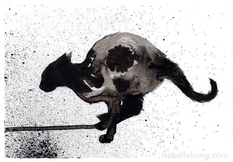 Inkling #4 (Finalist in Society of Illustrators of LA 54th Annual Illustration Competition) SOLD