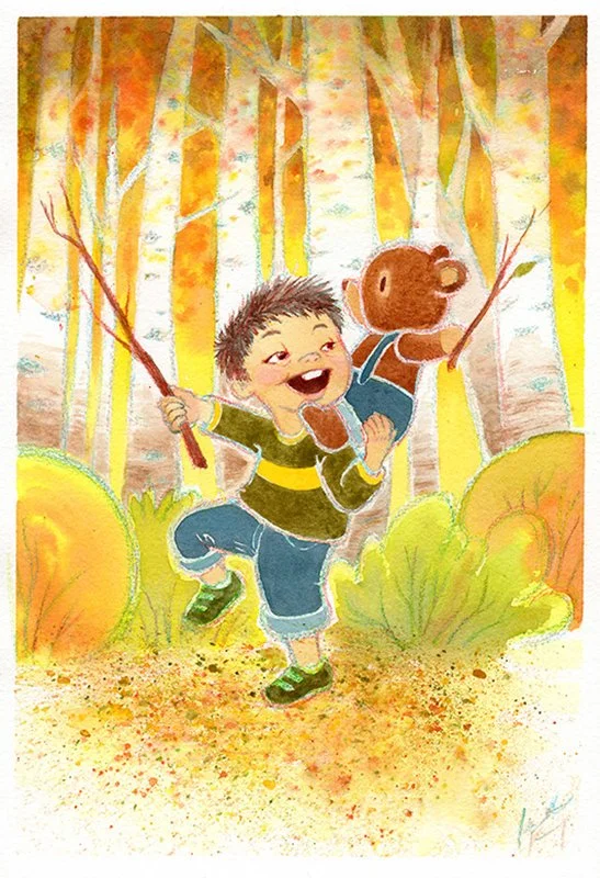 Fall with Teddy