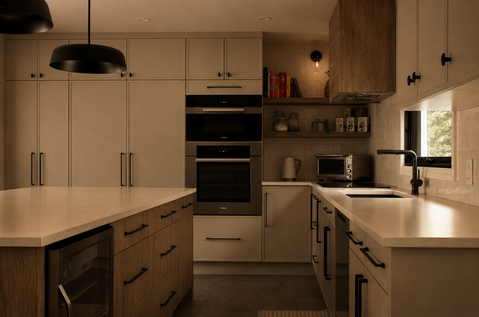 Warm Modern Kitchen with Wood and Beige Tones.png