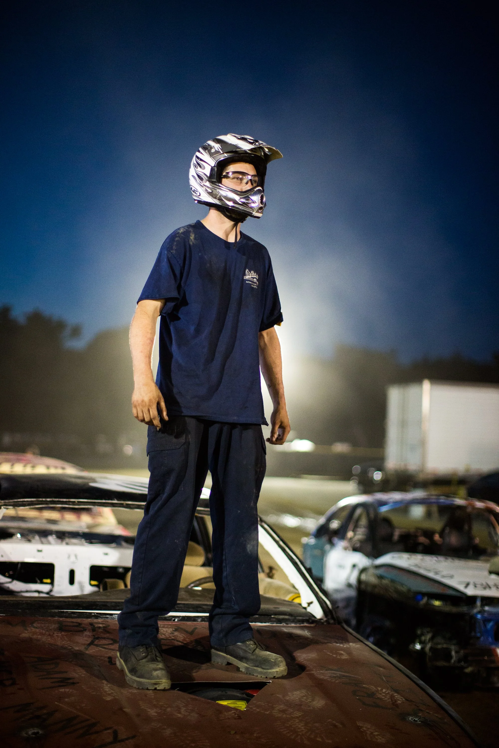 Demolition Derby at the Marshfield Fair