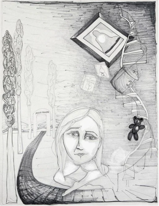 Spence, Olivia. the Story was There. 2010. Pencil and ink on paper.