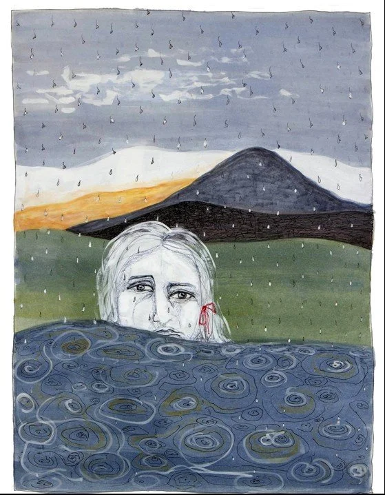 Spence, Olivia. in It... 2012. Pencil, ink and acrylic on paper.