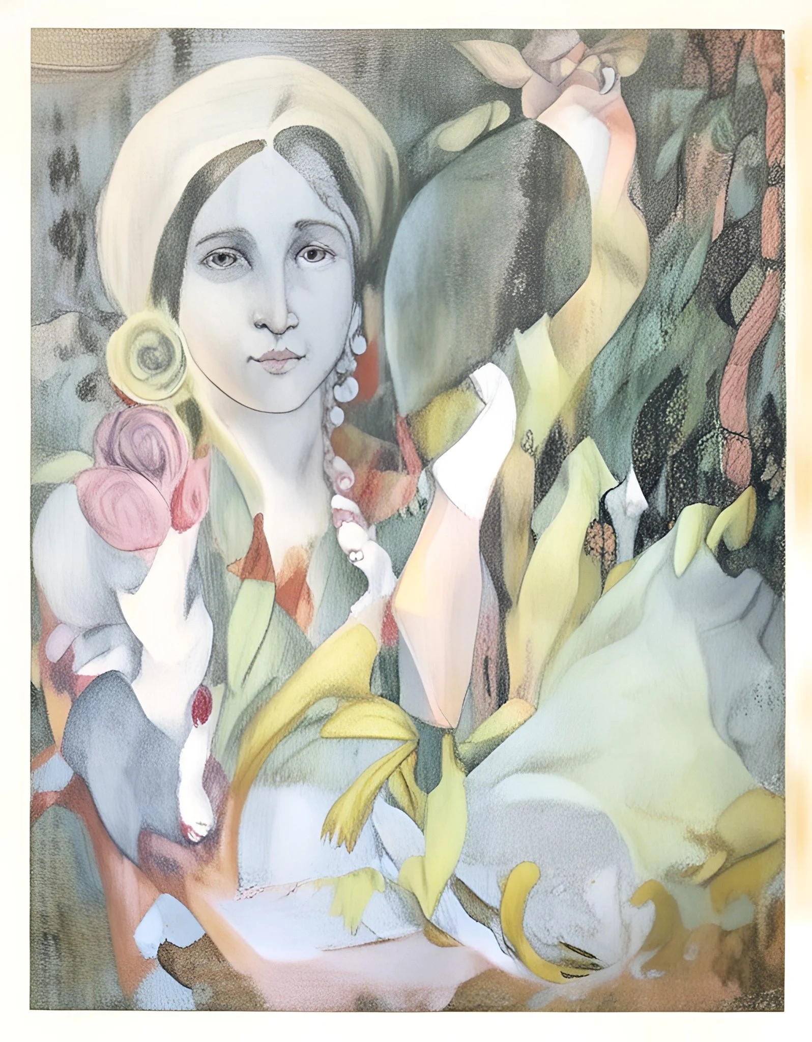 Spence, Olivia. The Halfling IV. 2023. Pencil, ink and acrylic wash on bristol.