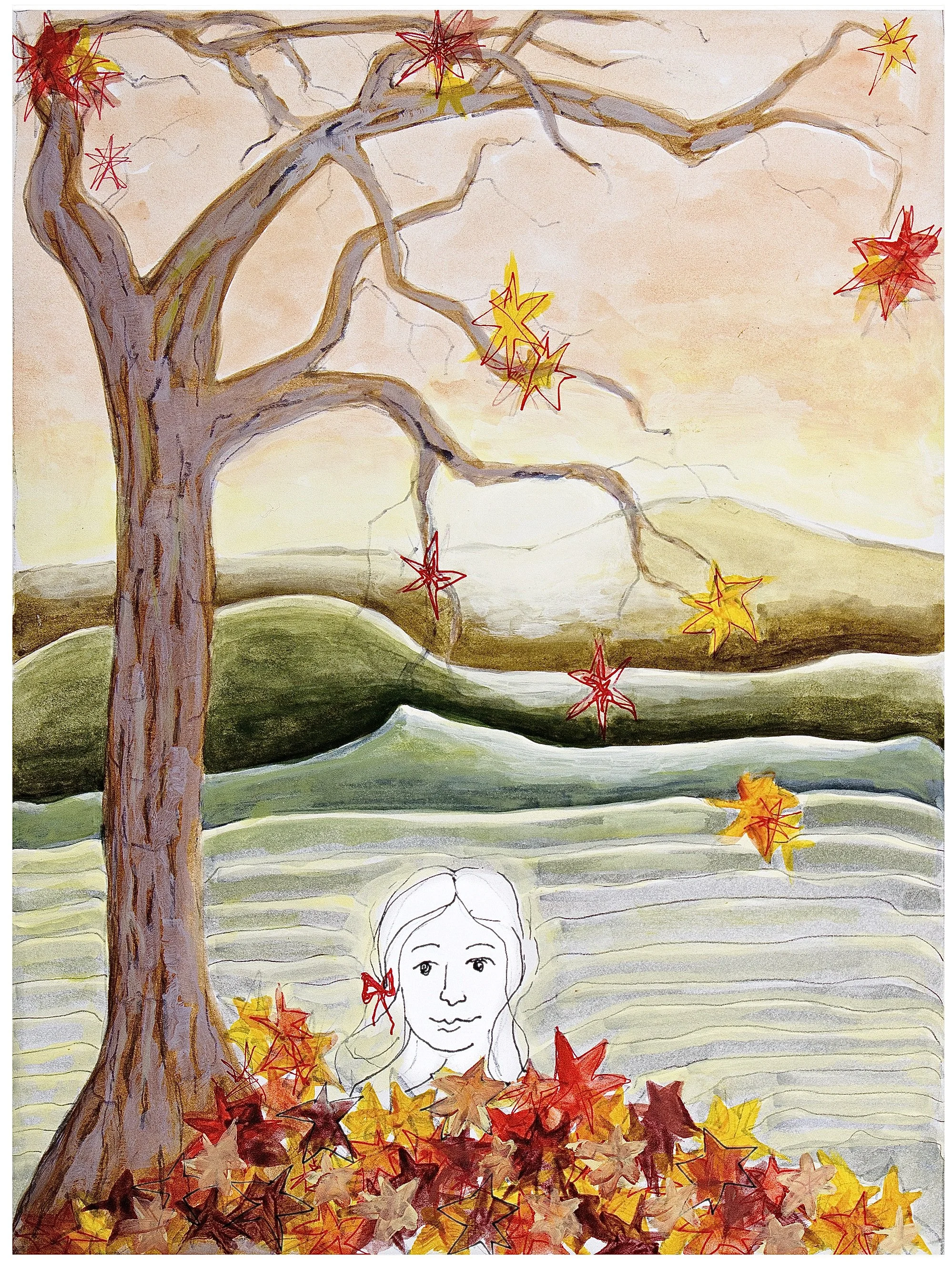 Spence, Olivia. the holy site. 2012. Pencil, ink and acrylic on paper.