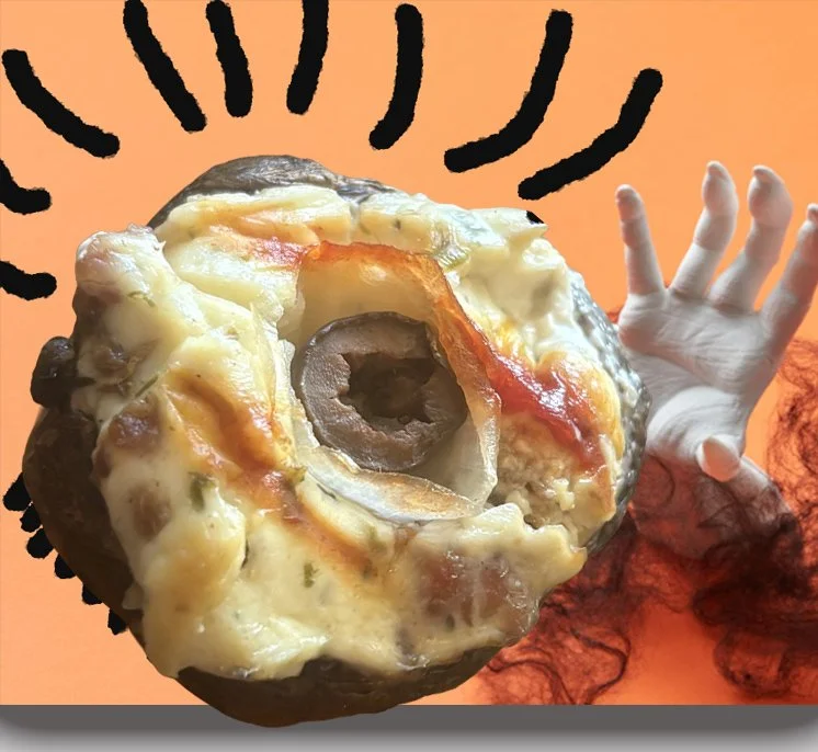 Creepy “Eyeball” Appetizers