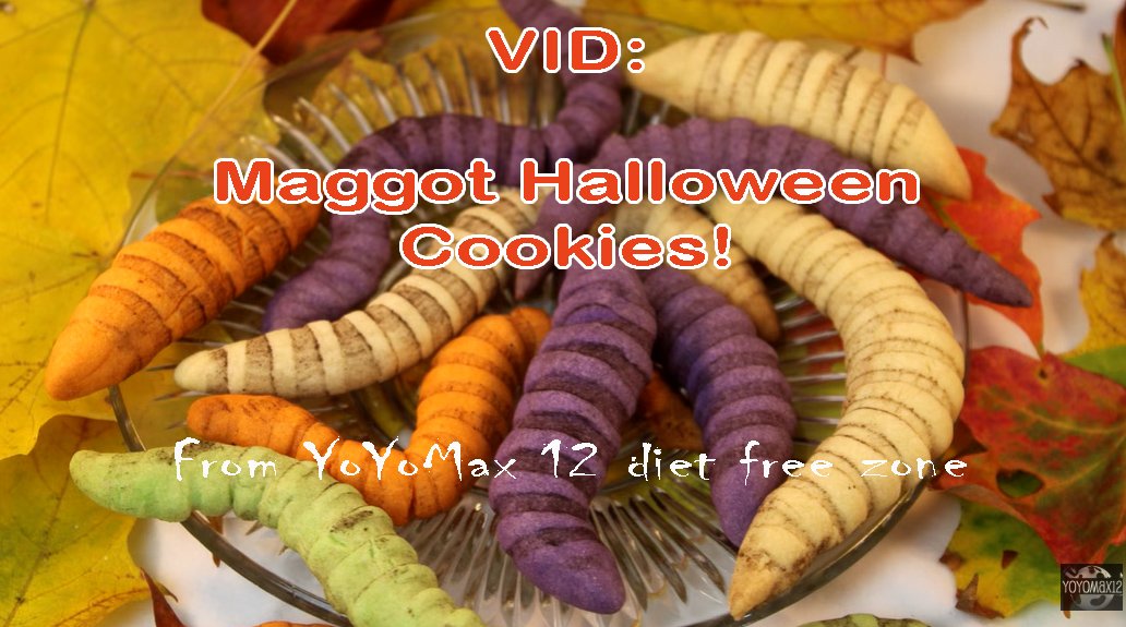 Make Grub and Maggot Cookies
