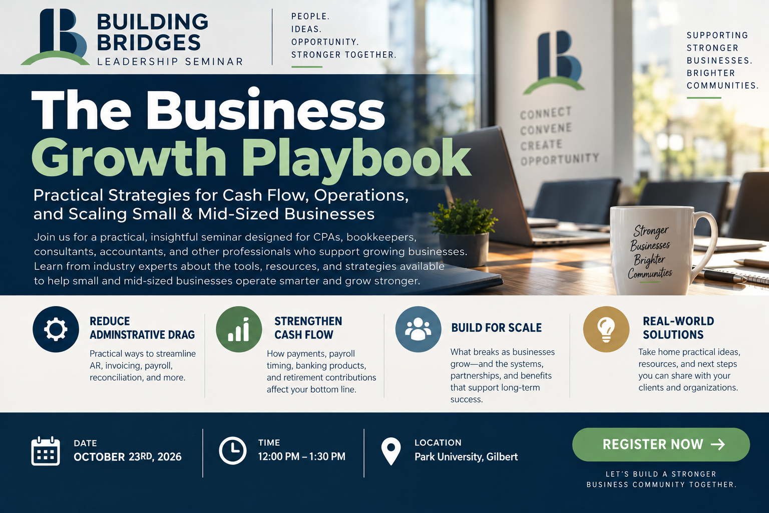 Building Bridges Leadership Seminar: The Business Growth Playbook