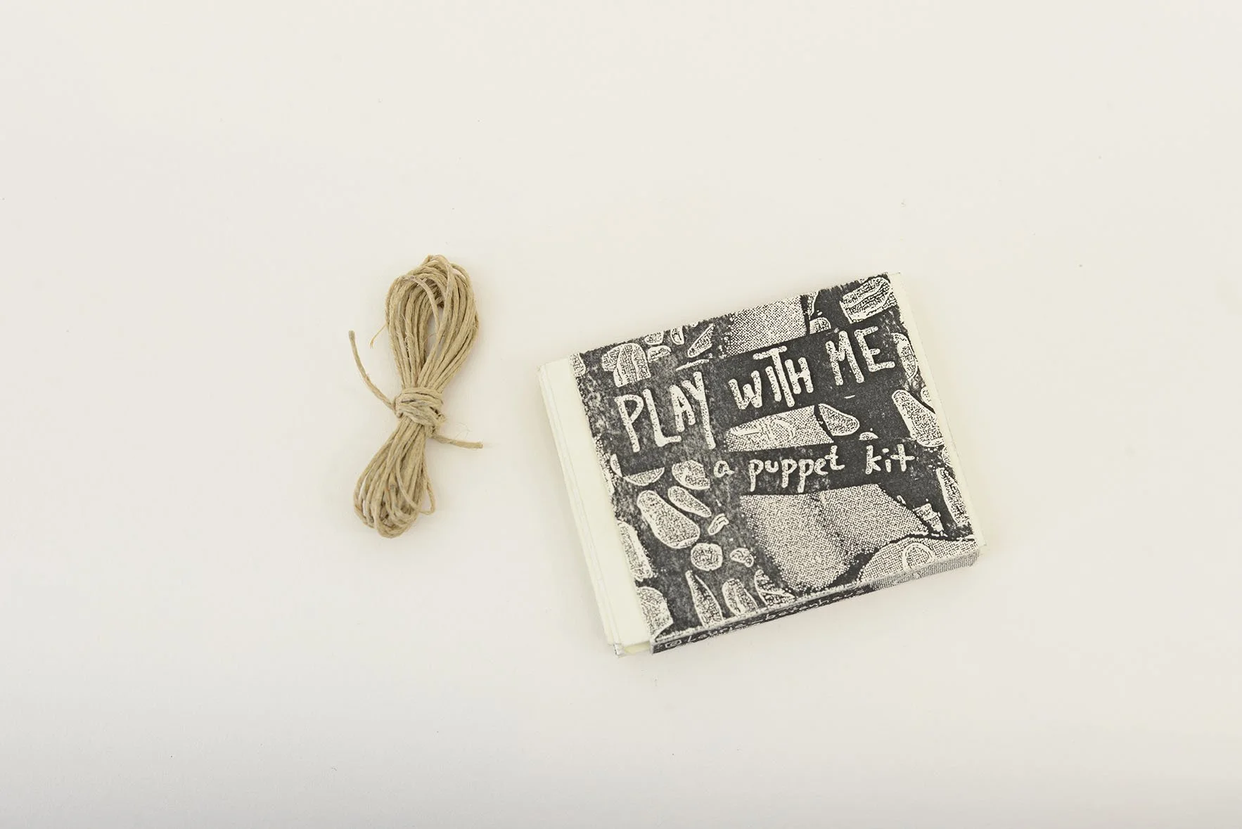 Play With Me Mini Puppet Zine front