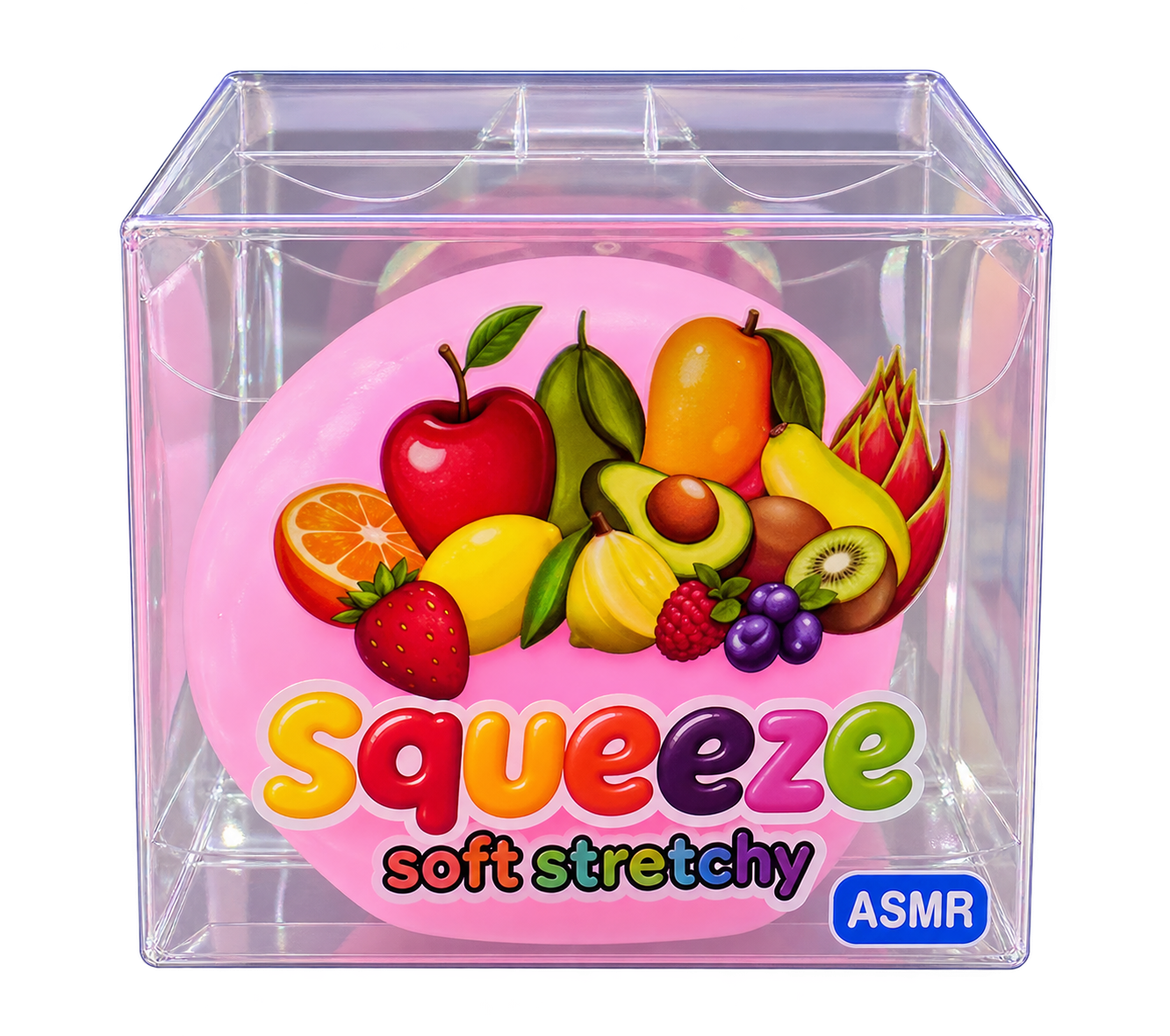 Crunchy Peach Squeeze Toy