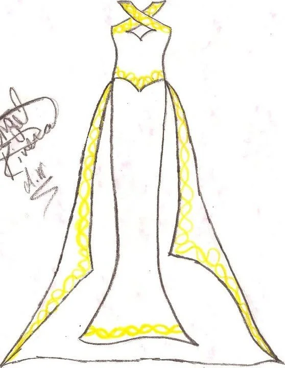 A sketch by designer Angel Rivera when he was a small child one of the first sketches.