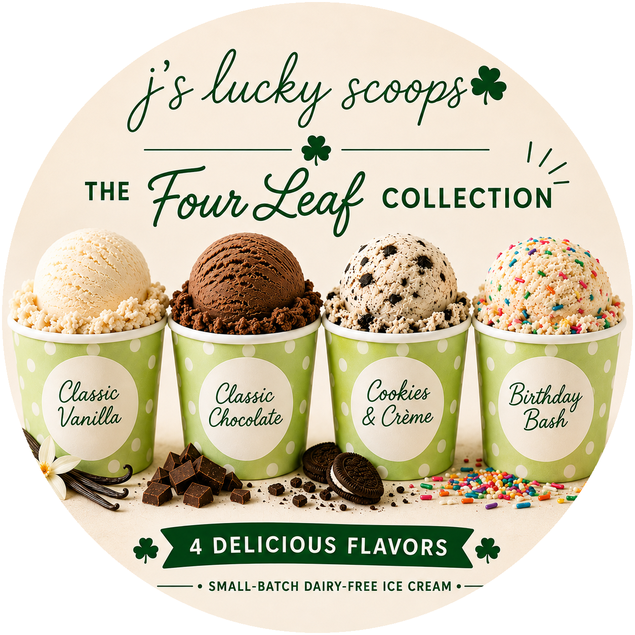 The Four Leaf Collection - 16 oz each (4 pints)