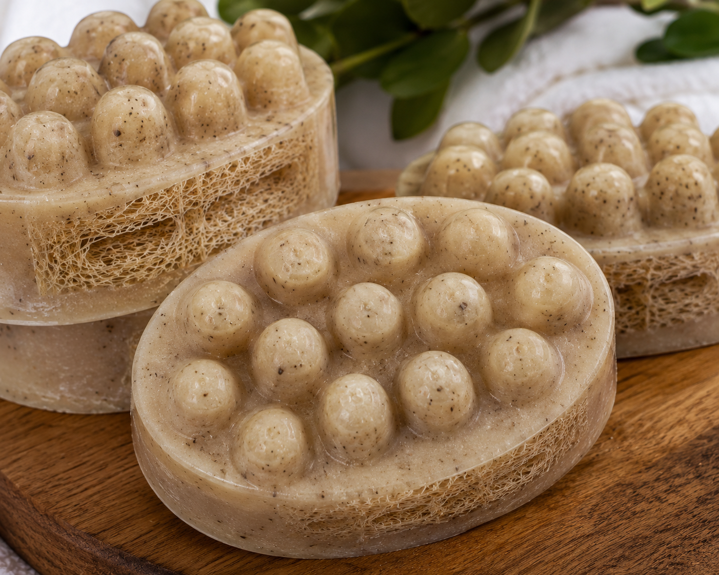 Natural Luffa Massage Soap
