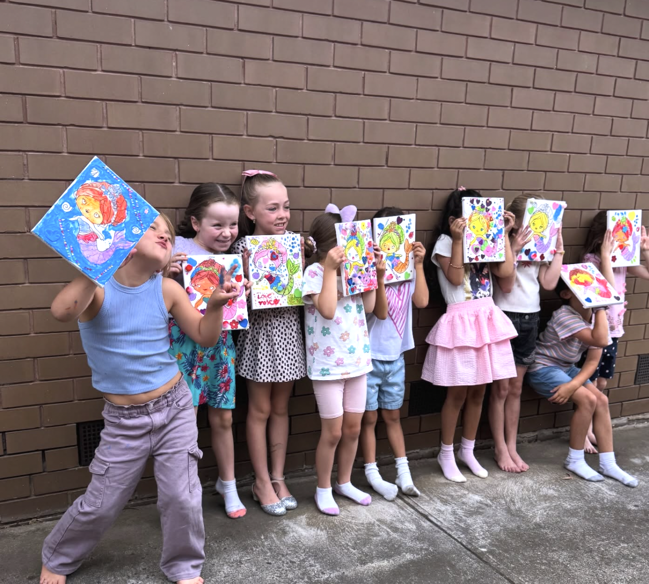 Kids Soiree Canvas painting party