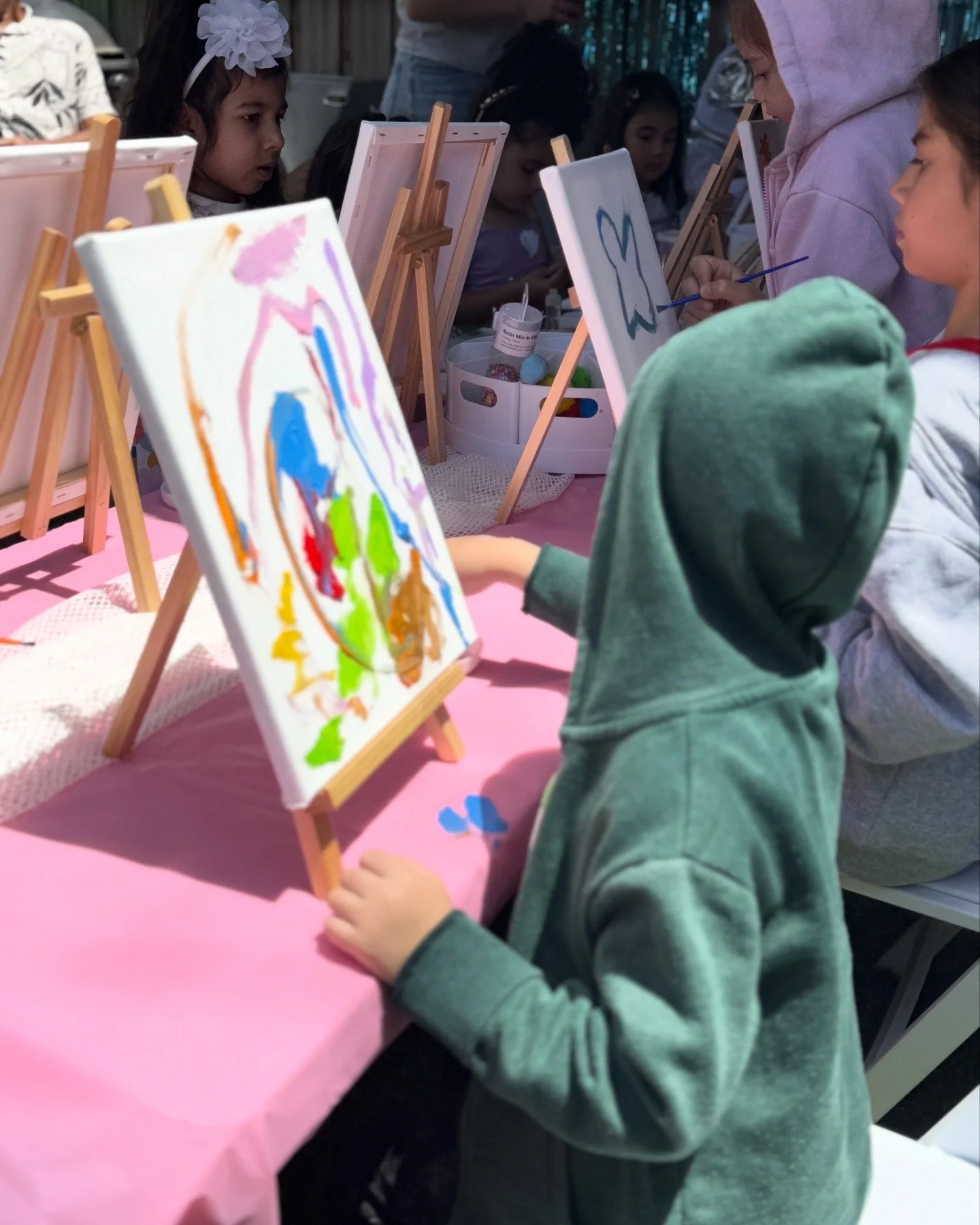 kids soiree canvas painting