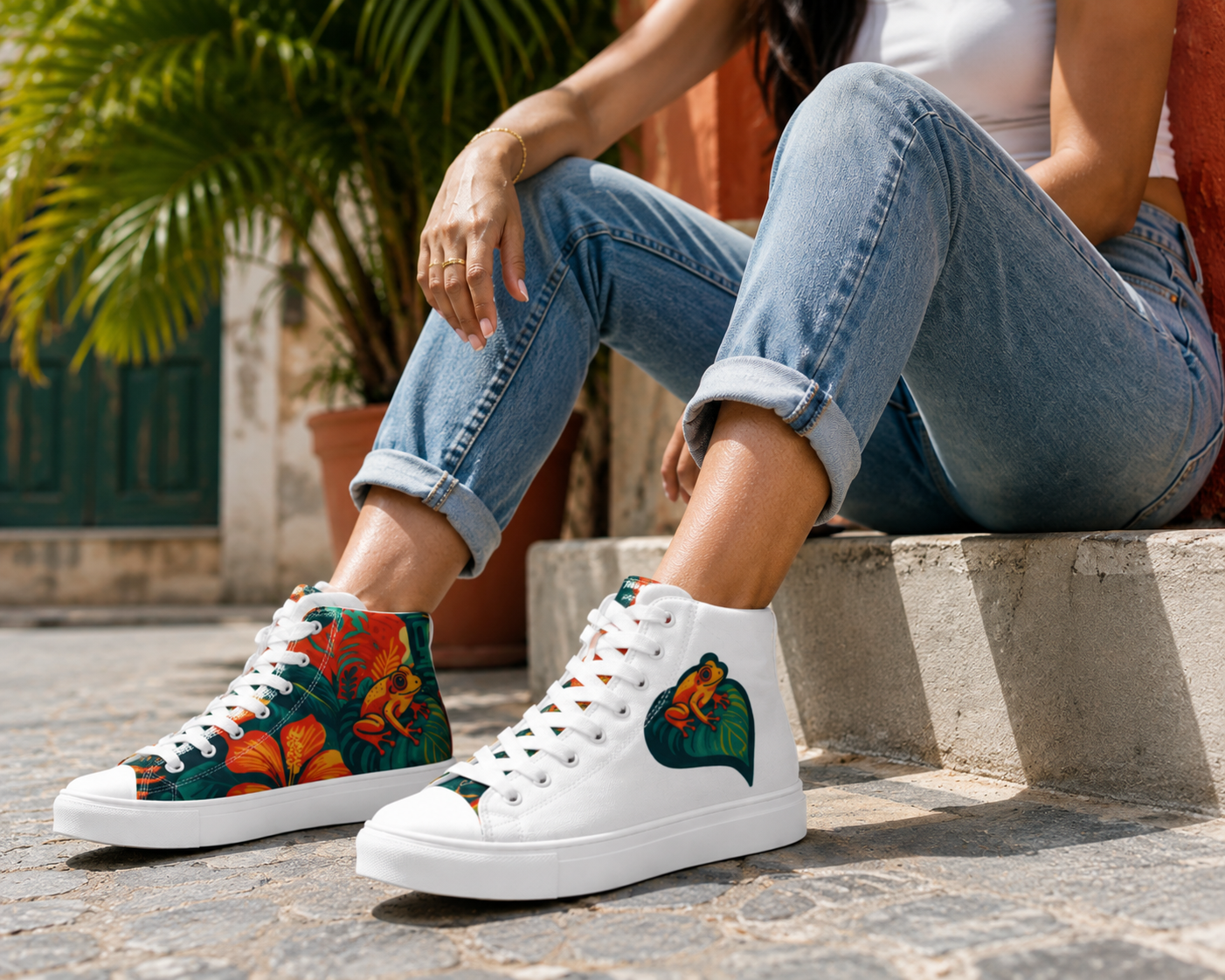 FAUNA Coquí — Women’s High-Top Sneakers