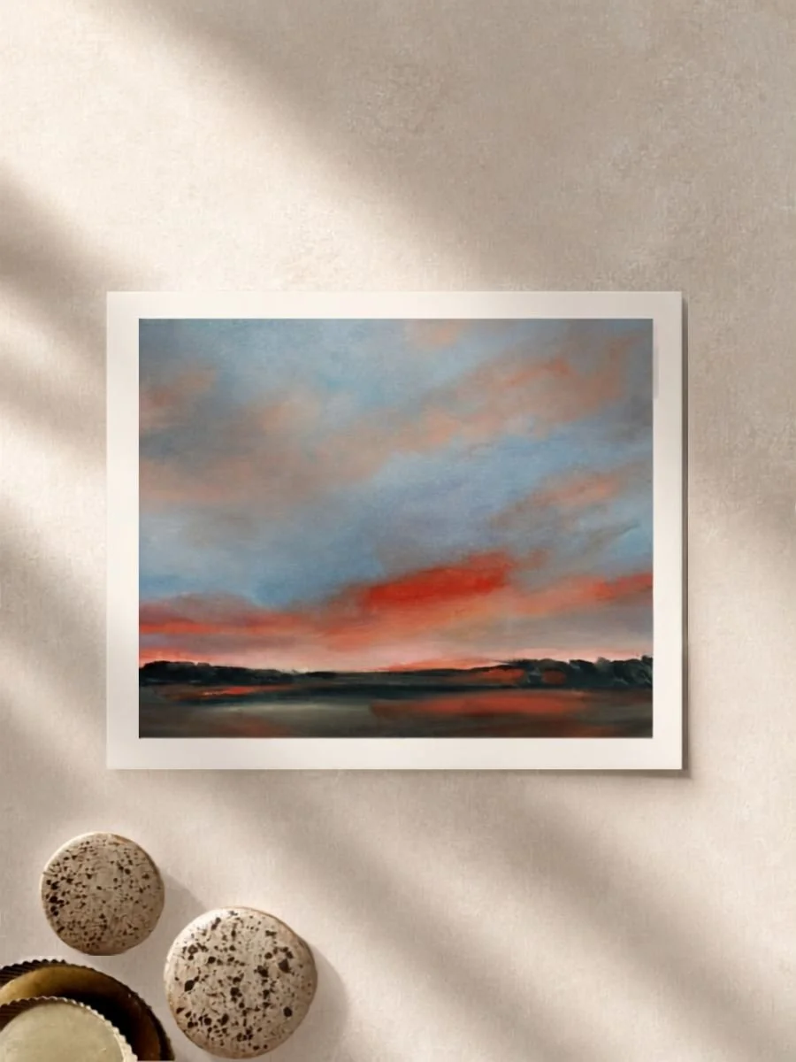 A Glow in the Air Print