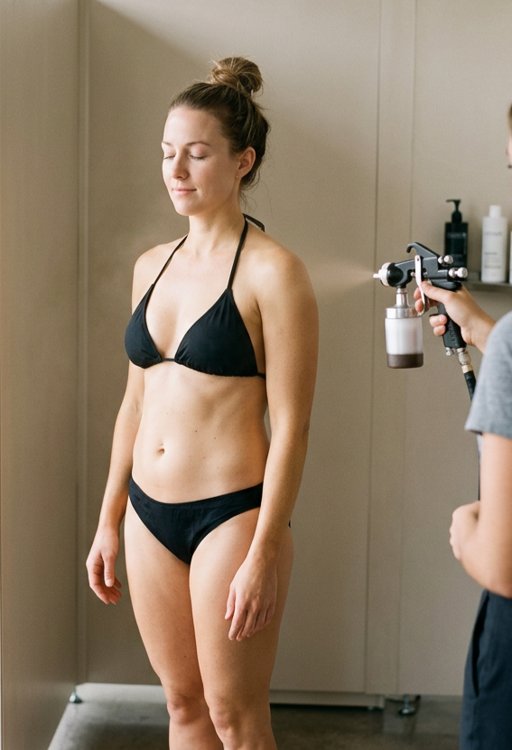 Natural-looking spray tan created in the Pilbara