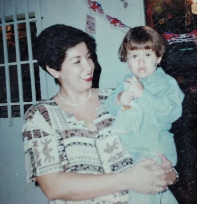 Dani con su mamá