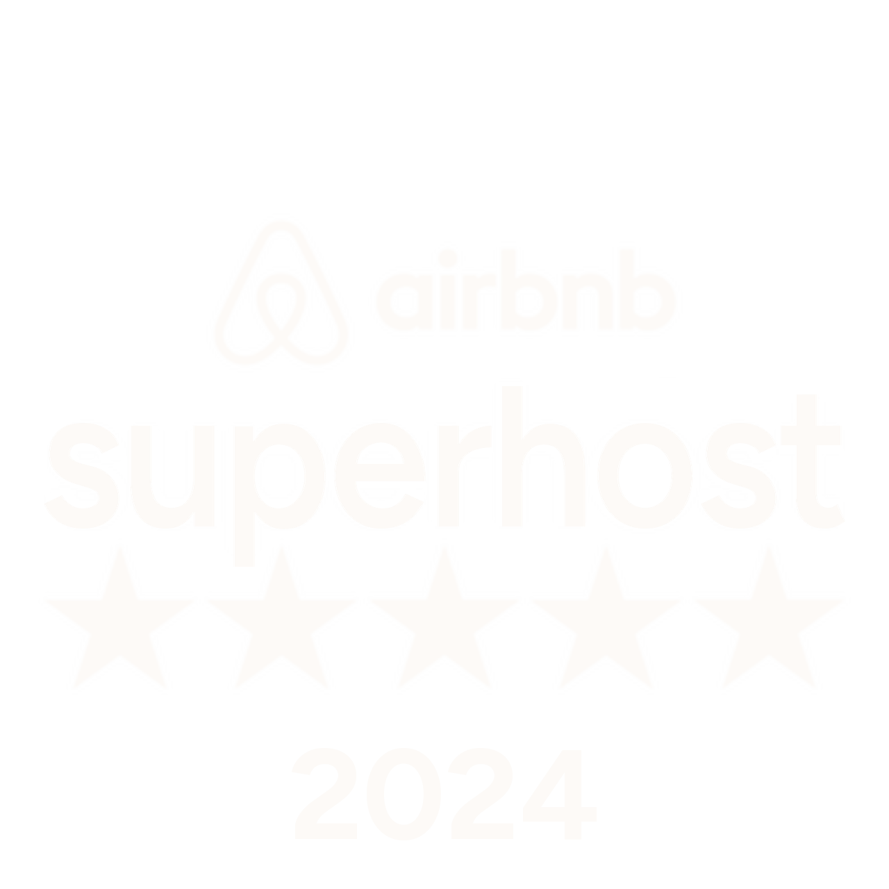 Airbnb Superhost 2024 — Stay Alpha Home, every quarter