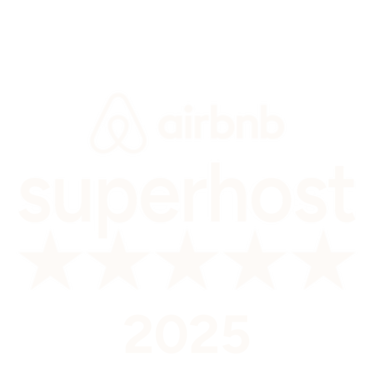 Airbnb Superhost 2025 — Stay Alpha Home, every quarter