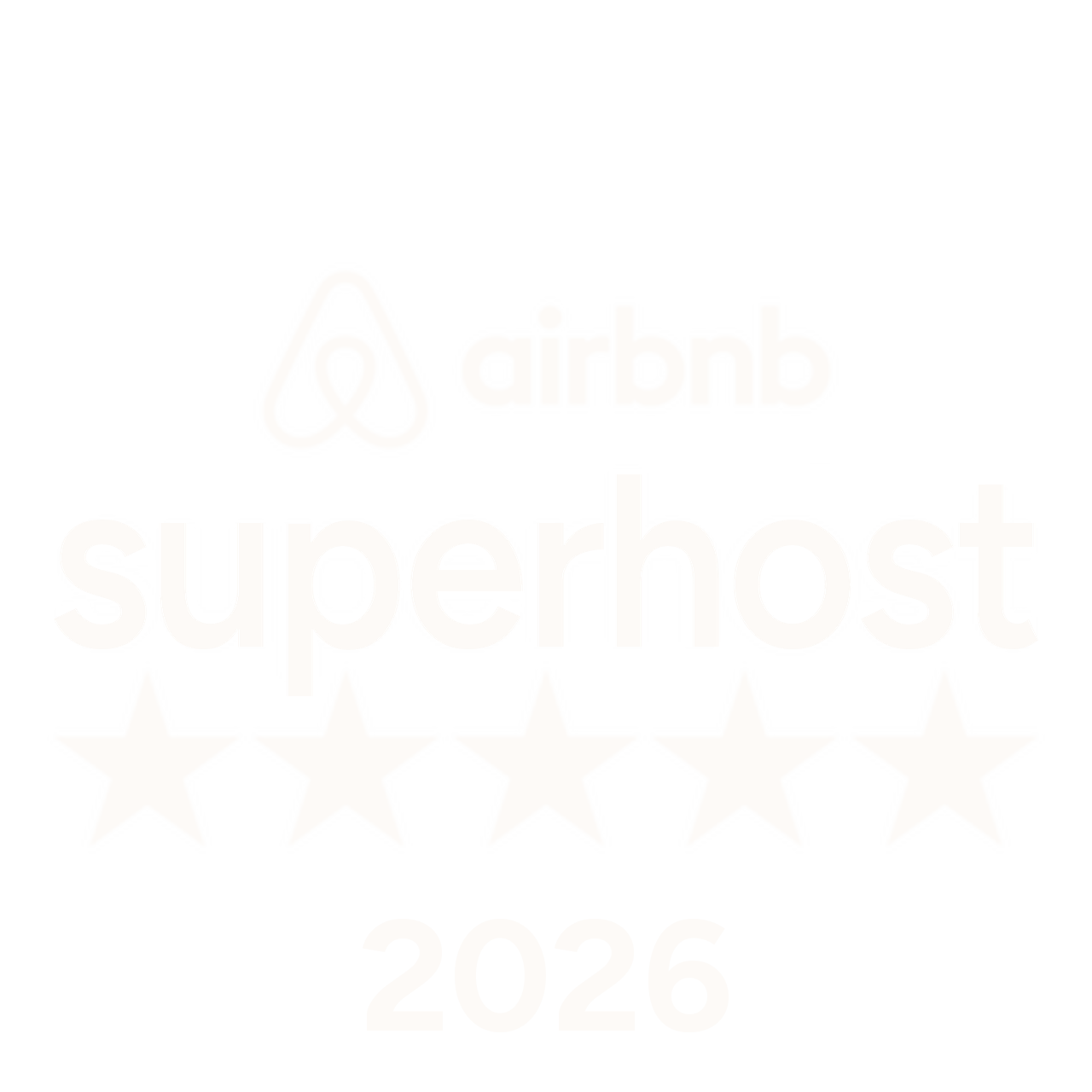 Airbnb Superhost 2026 — Stay Alpha Home, every quarter