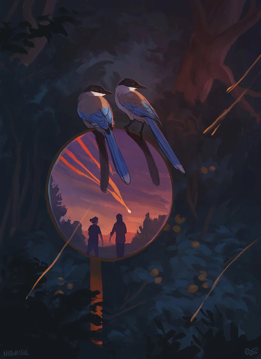 Personal work - looking forward, looking back, digital, 2024