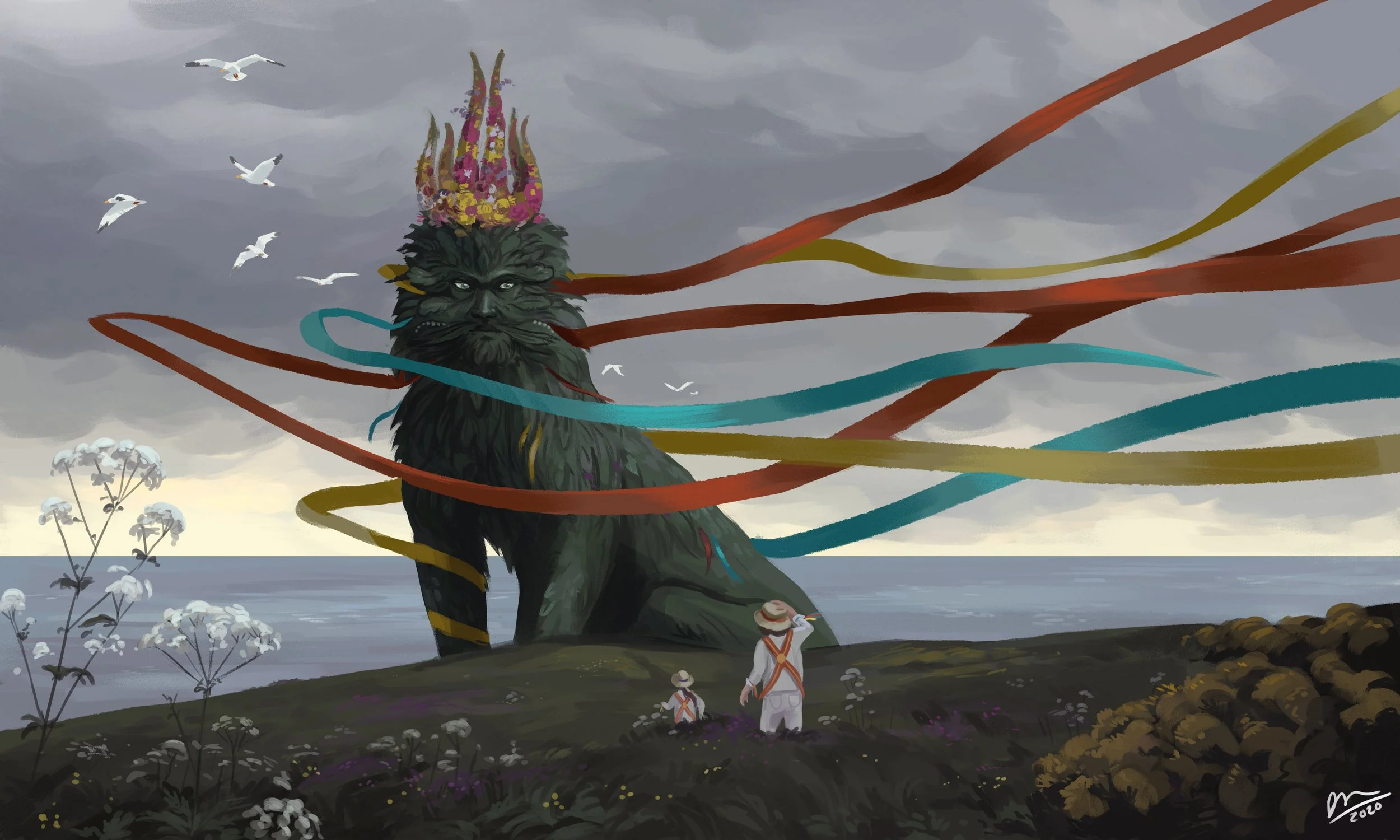 Personal work - the greening, digital, 2020