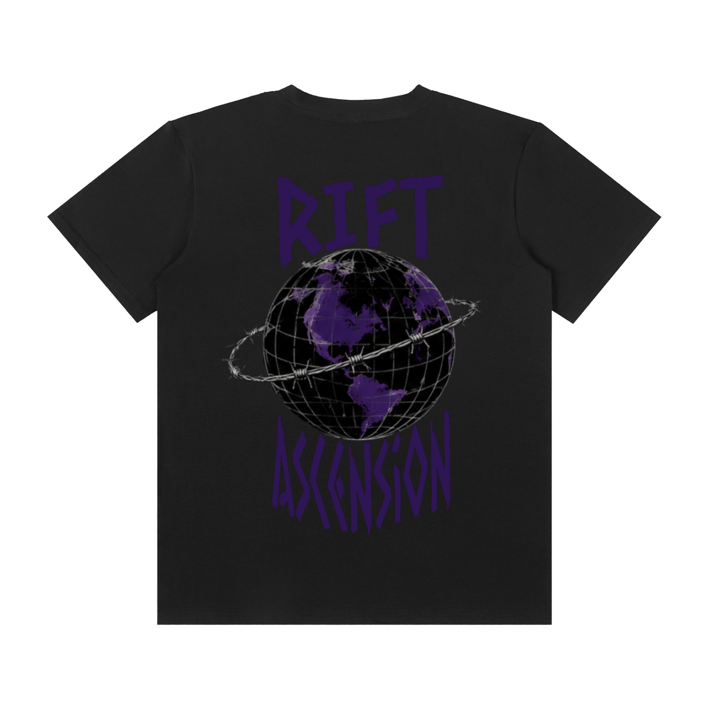 PLANET RIFT Unisex Classic Crew Neck Cotton T-Shirt