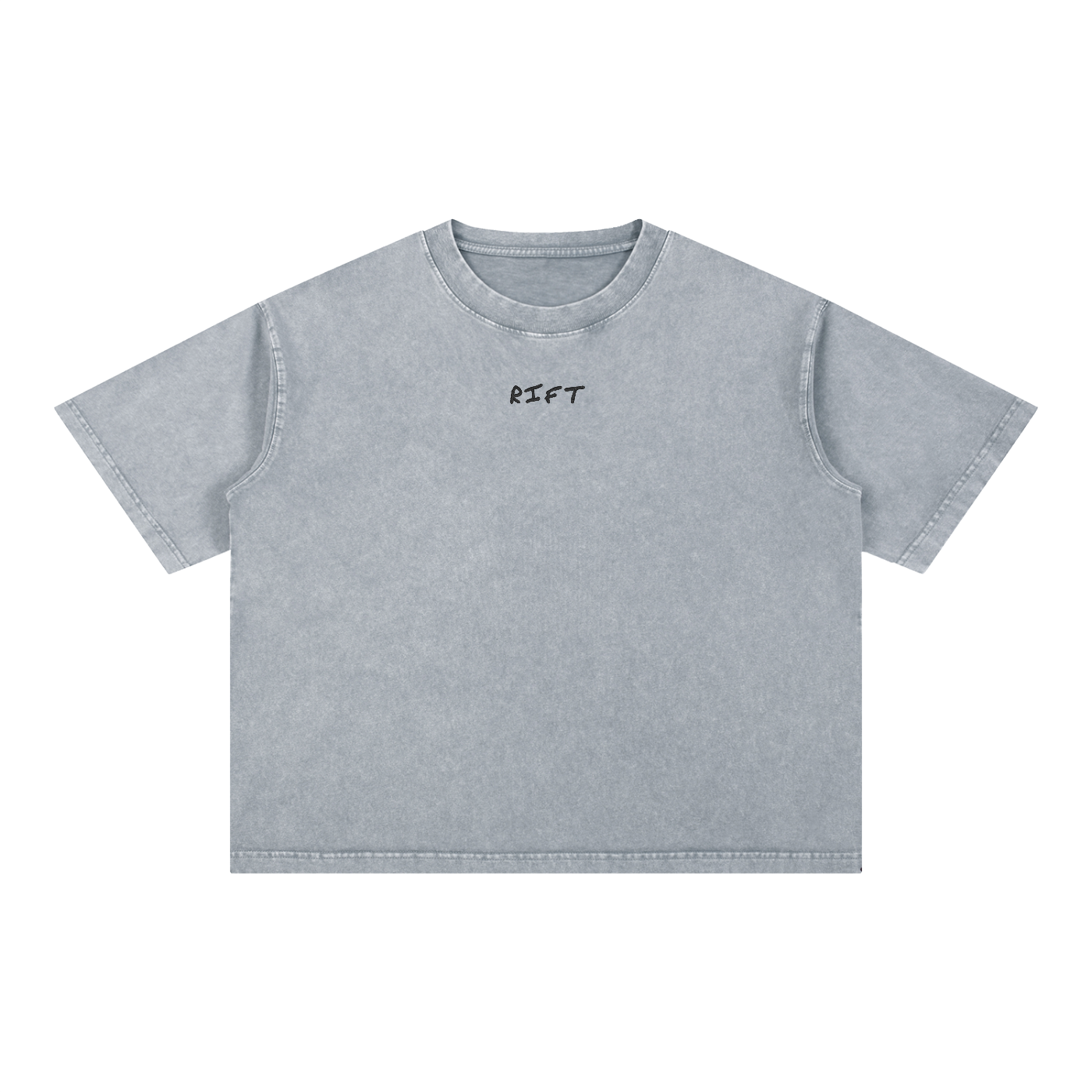 rift embroidery mineral Wash Boxy Cotton T-Shirt