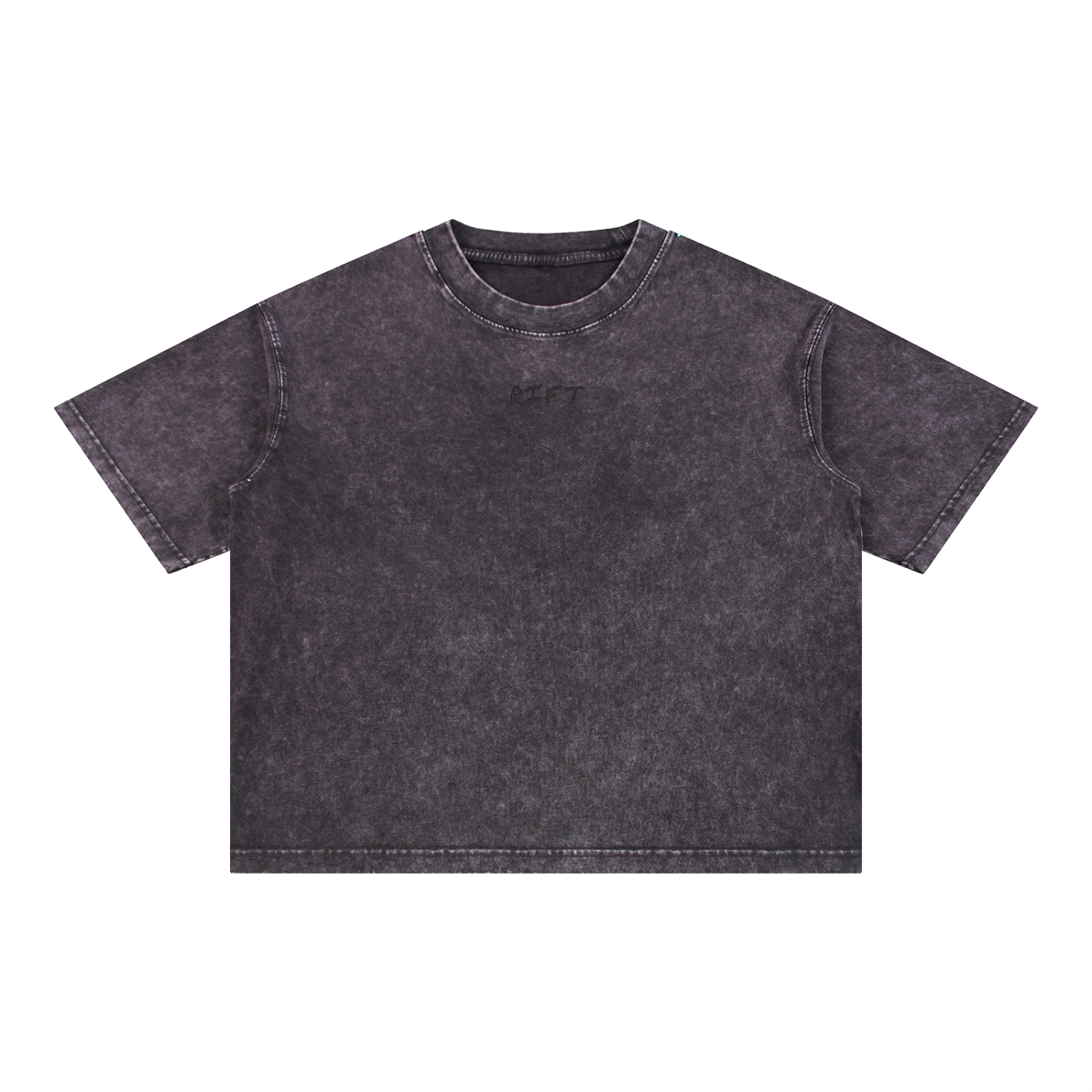 rift embroidery mineral Wash Boxy Cotton T-Shirt