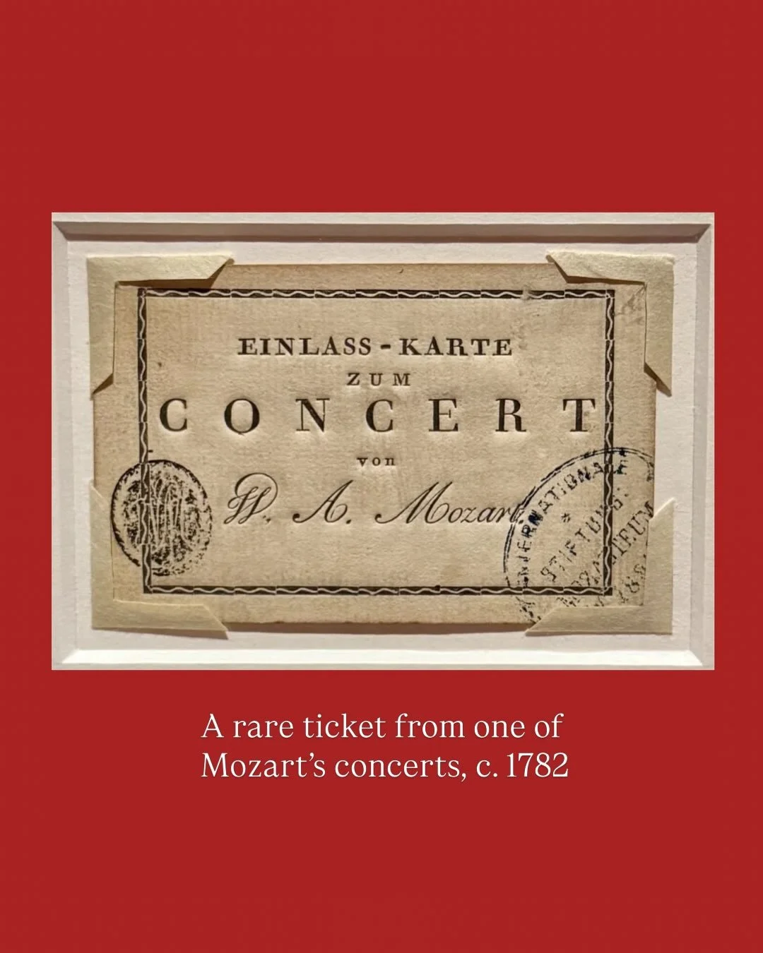 Have you seen the Mozart exhibition at the Morgan Library &amp; Museum yet?

In preparation for our May 7 concert&mdash;featuring one of Wolfgang Amadeus Mozart&rsquo;s most expressive chamber works, the Divertimento in E-flat Major, K. 563&mdash;we 
