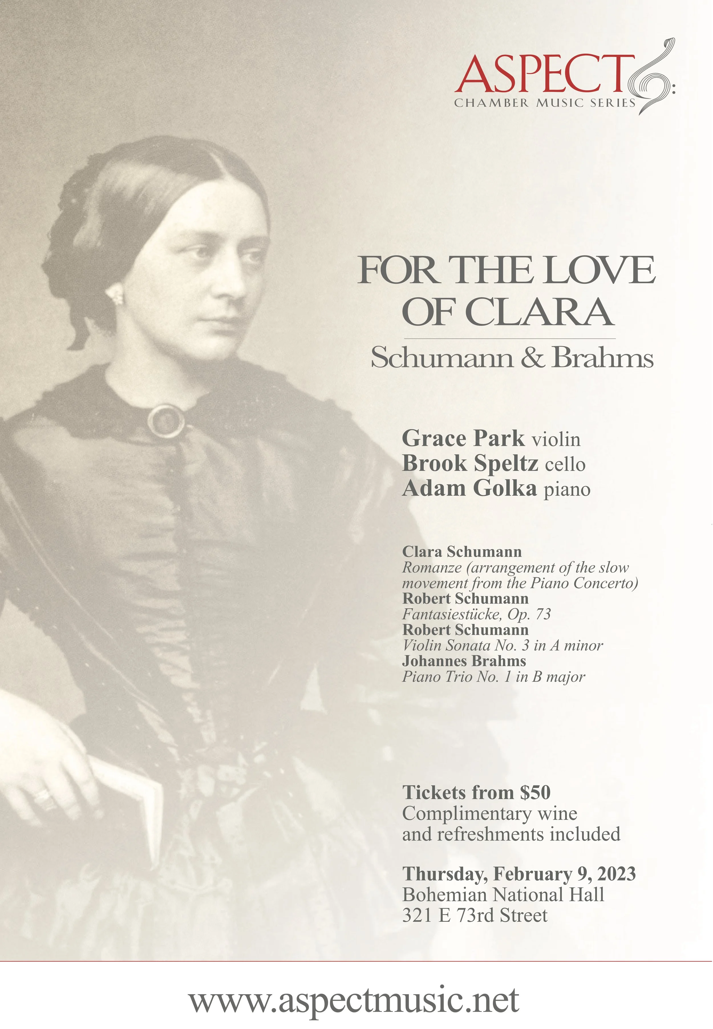 For the Love of Clara: Schumann & Brahms