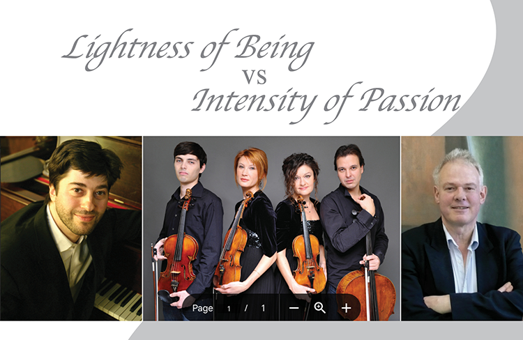 LIGHTNESS OF BEING VS. INTENSITY OF PASSION