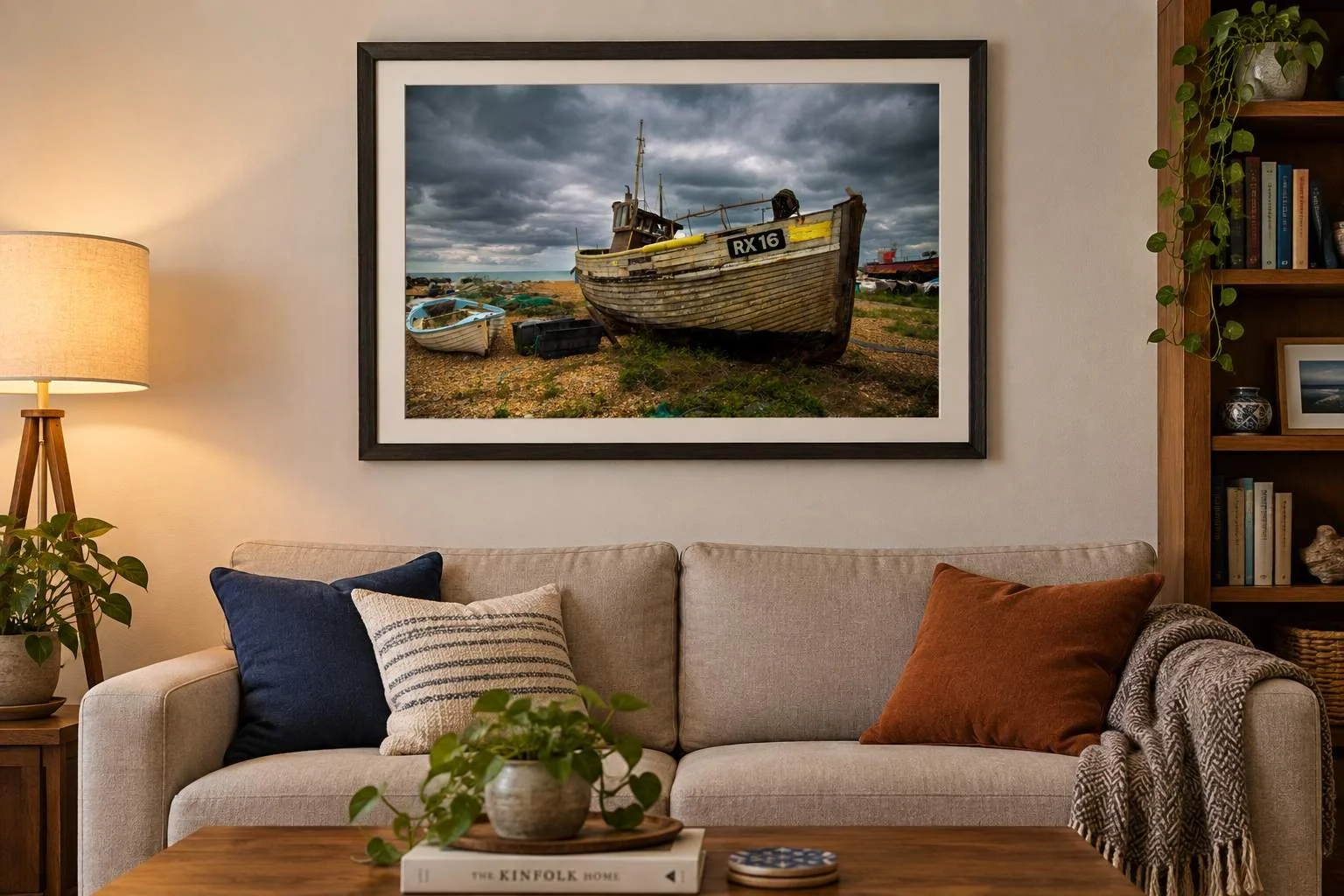 _X4A6432 - Derelict Fishing Boat - Hastings Beach, East Sussex - On a wall.jpg