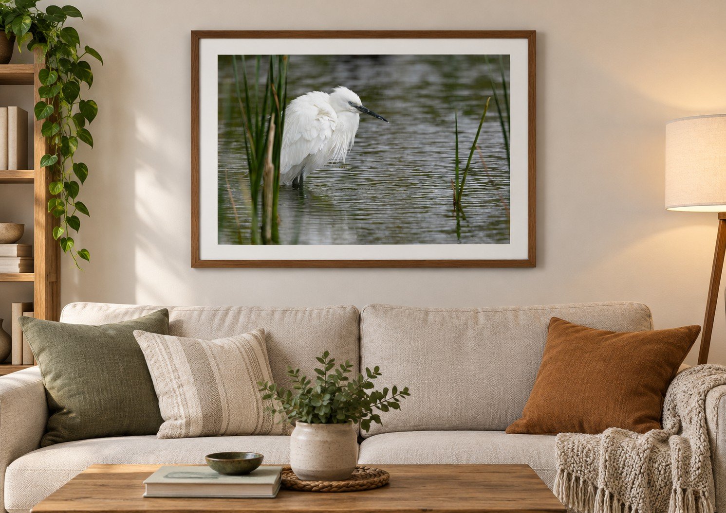 Living Room with Egret Art.jpg