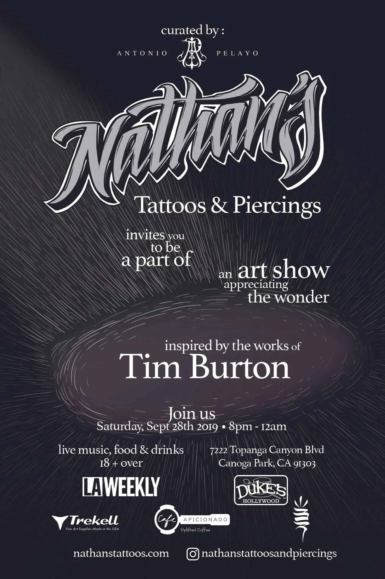 Tim Burton Art Show September 2019