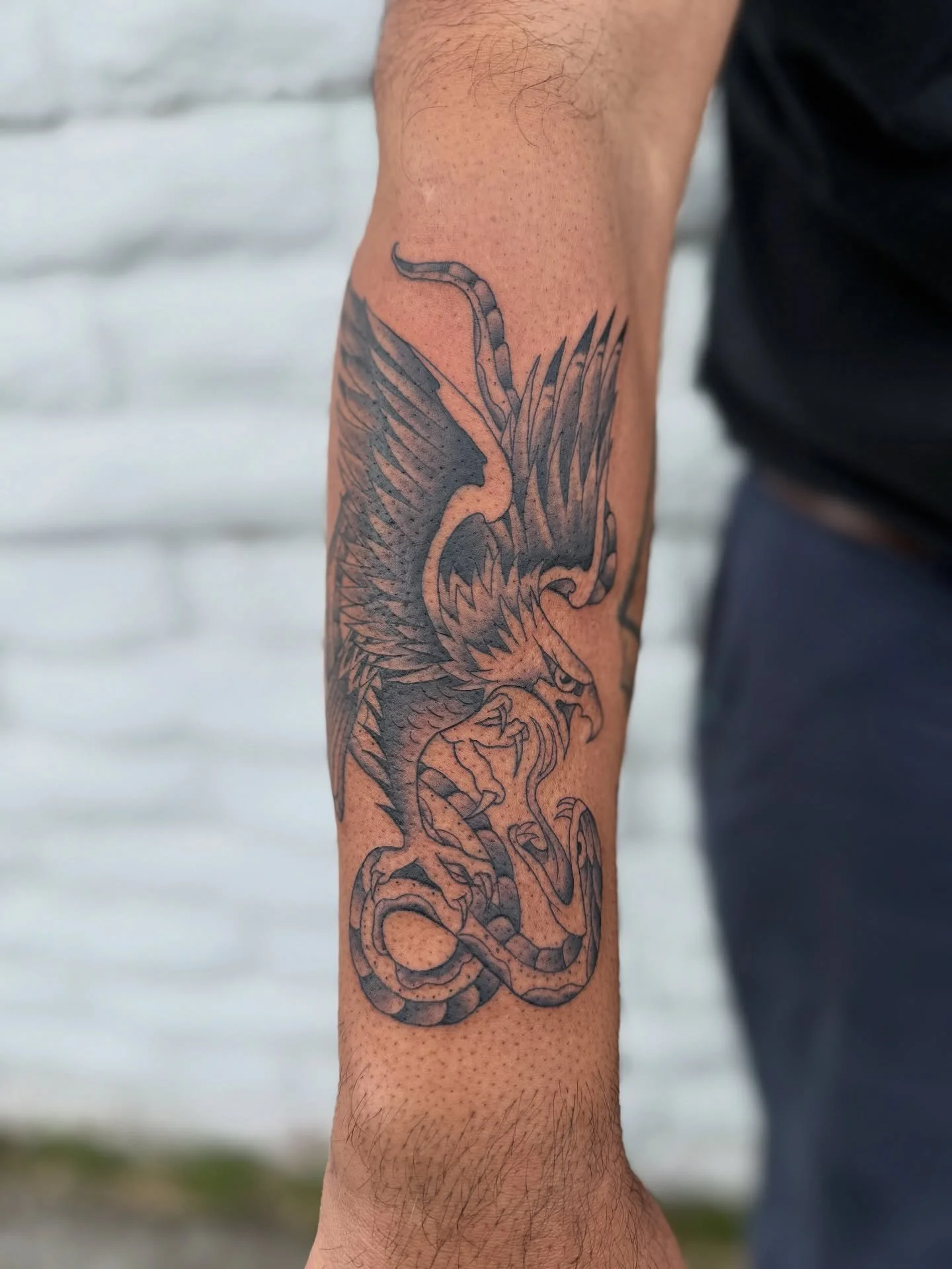 New piece by @sammiejaytattoo 🦅

#tattoosofig #tattooideas #tattoos #tattooshop #losangeles