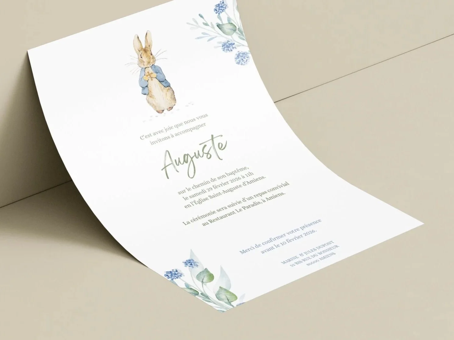 Design de papeterie sur mesure et carterie d'événement — studio nepita
