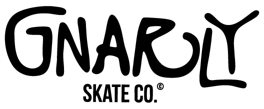 Logo des Gnarly Skate Co. mit stilisierter Schrift