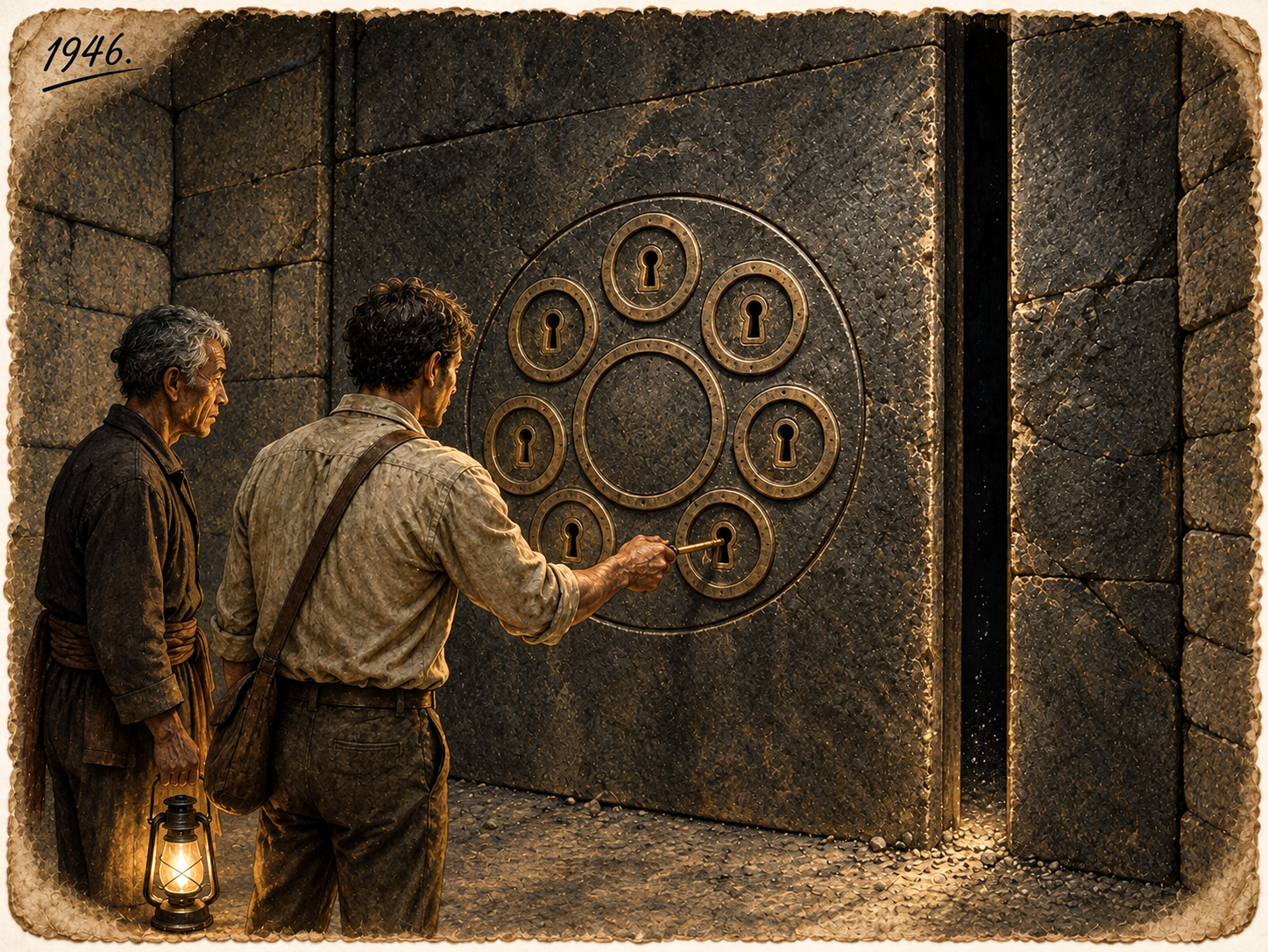 The First Keeper — Beneath the house, seven locks guard more than a room.