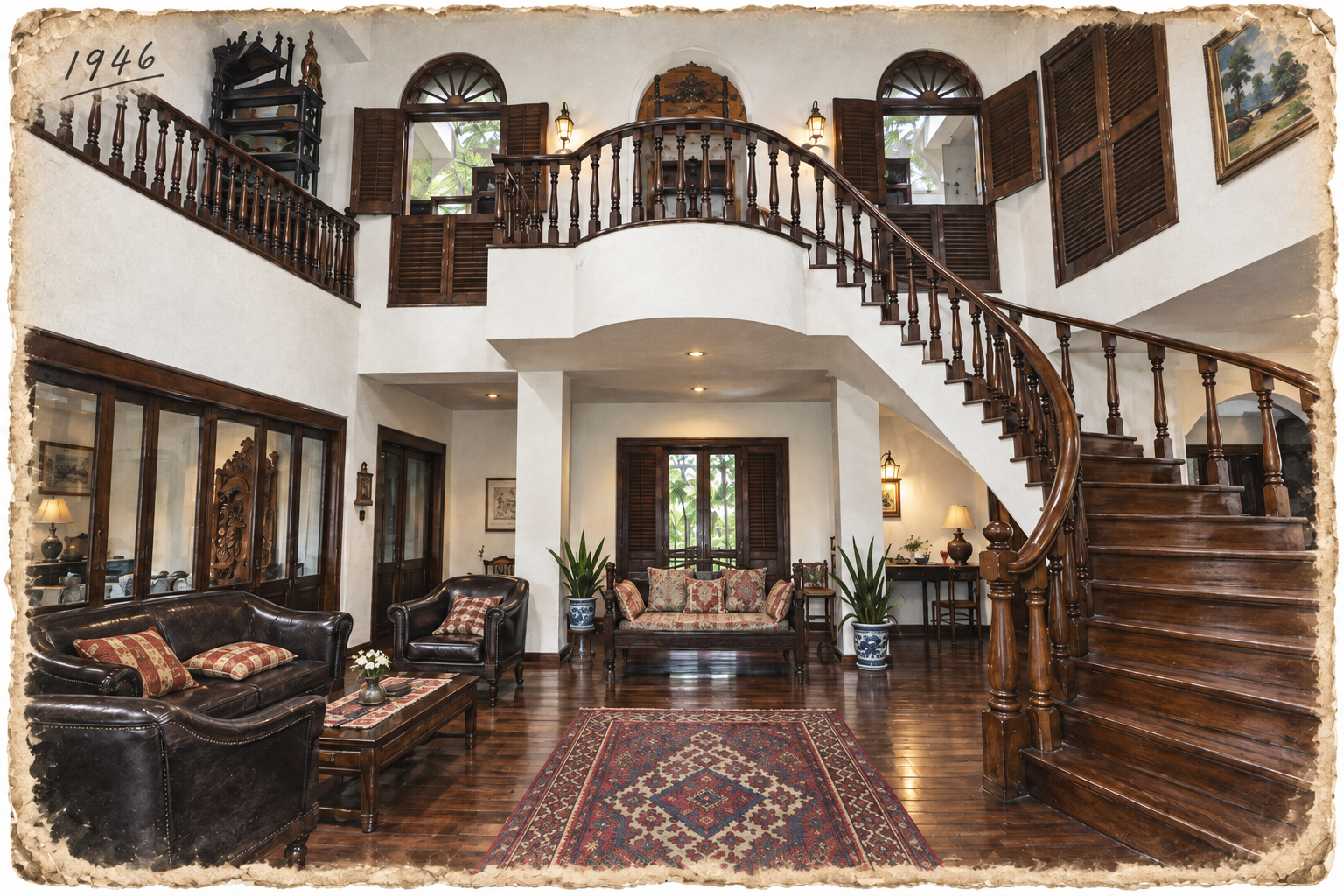 Inside the House — Teak, shadow and a silence that seems to listen.