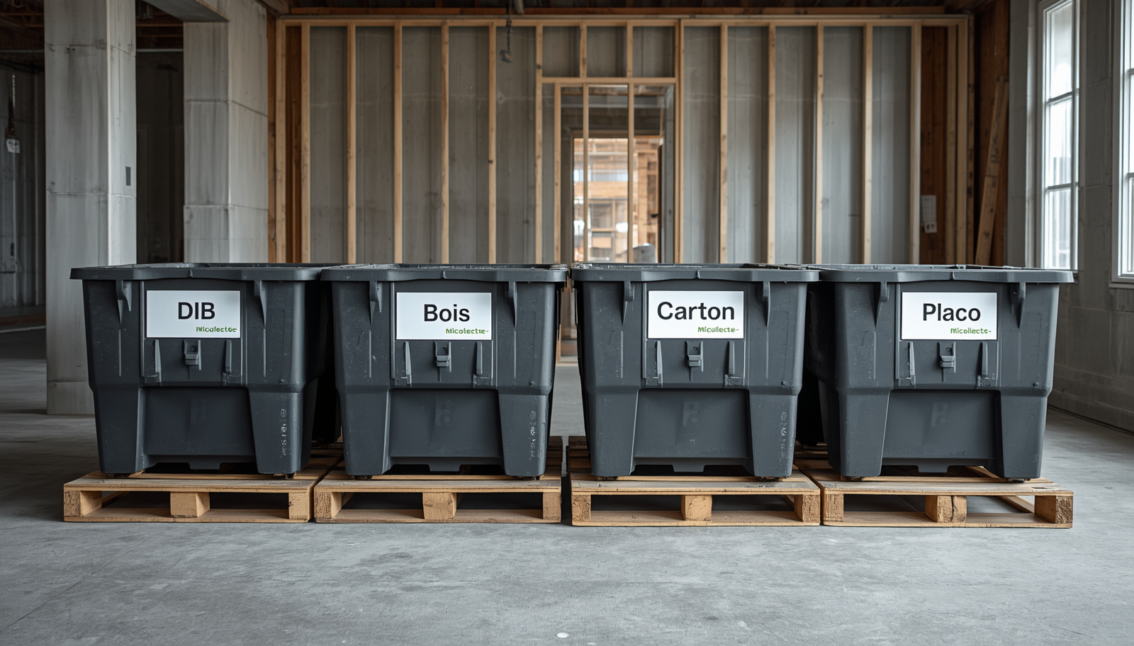 Locations et collectes de bacs de tri