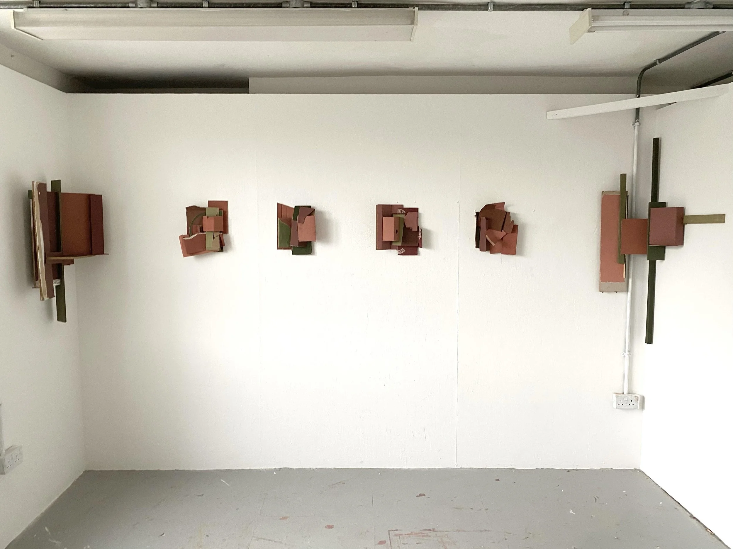 Installation shot of 'The poetics of space', February 2025