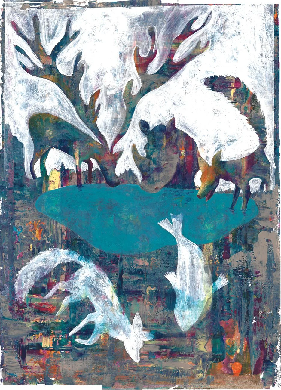 Lake
Acrylic & Gouache on paper
42 × 29.7 cm