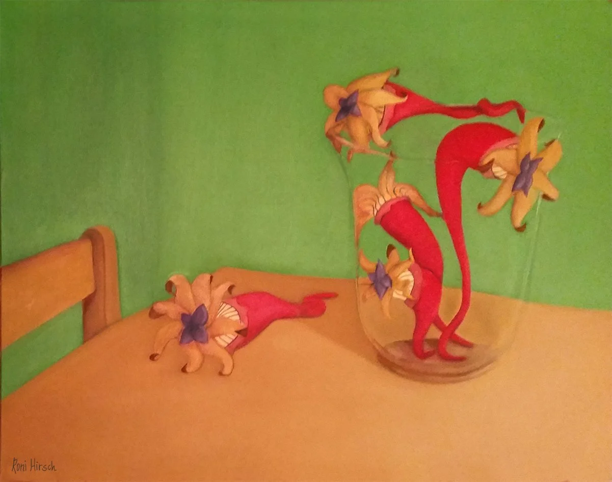 Leaving
oil on canvas